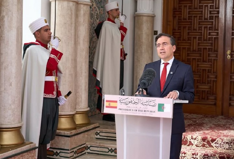 El Ministro de Asuntos Exteriores Español, D. José Manuel Albares Bueno, en visita oficial en Argelia